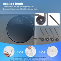 Accessoires Set Geschikt voor Roborock Qrevo Curv / Edge / S5V - 17-Delige Onderhoudskit - Inclusief Hoofdborstel, HEPA-Filters, Dweildoeken - 3L Stofzakken — thumbnail 4