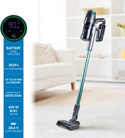 DOMO DO252SV Steelstofzuiger SmartSense - Stofzuiger Zonder Zak Draadloos - Kruimelzuiger - BLDC motor - 30kPa Power — thumbnail 2