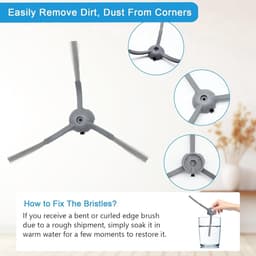 Accessoireset geschikt voor Eufy L60, L60 SES, L50 & L50 SES - 17-Delig - Inclusief HEPA Filters, Rolborstel, Zijborstels, Mopdoeken & Stofzakken - Vervangingsonderdelen Kit — thumbnail 4