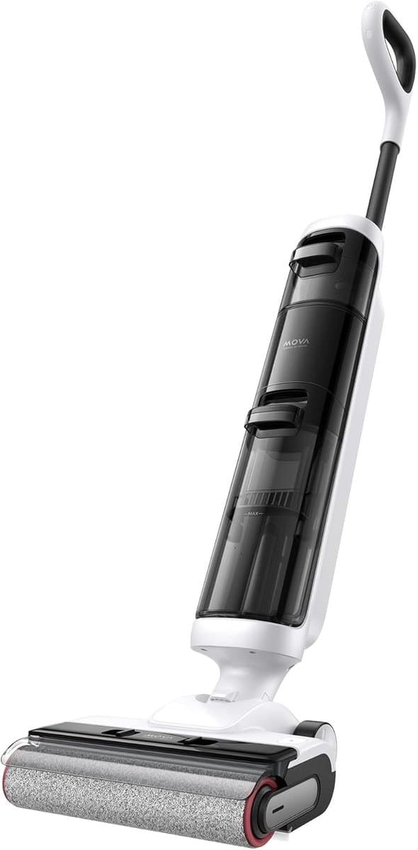 Natte droge stofzuiger - Steelstofzuiger allesreiniger - Vloeren reinigen - Automatische zelfreiniging - 4 kg lichtgewicht - Wit — afbeelding 1