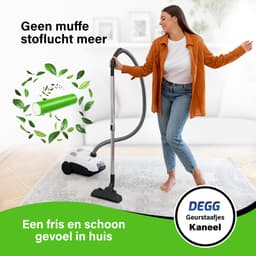 DEGG® Stofzuiger Geurstaafjes – Cinnamon (kaneel) Spice Kerstgeur – Stofzuiger Parfum & Verfrisser – Limited Christmas Edition – 5 Sticks — thumbnail 2