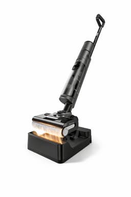 Nat en Droog Steelstofzuiger met Dweilfunctie - Vloerreiniger - 19000Pa Zuigkracht - 80°C Zelfreiniging - 5 Min Sneldrogend - 50 Min Accu - Anti Klit Borstel - 3 Standen - Plat Ontwerp - Voor Harde Vloeren — thumbnail 1