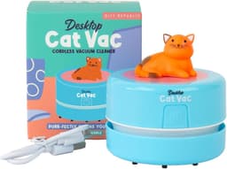 Oplaadbare Mini Stofzuiger voor Bureau met Kattenontwerp — thumbnail 1
