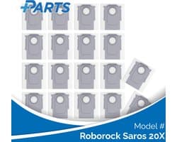 Roborock Saros 20X Stofzakken (18 Stuks, Plus.Parts® alternatief voor 8.02.0239)