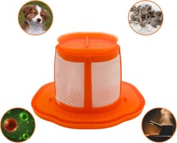 Stofzuigerfilters - 4 stuks - Stof Filter - Filteraccessoires - Fijnstoffilters geschikt voor Black & Decker BHHV520BT BHHV520BFP BHHV320B BHHV320J BHHV520BF BHHV520JF - Vervangingsfilter - Vervangend Filter - Filterscherm - Wasbaar — thumbnail 5