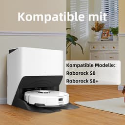 17-delige accessoireset geschikt voor Roborock S8 / S8+ robotstofzuigers, inclusief 2 hoofdborstels, 4 reinigingsdoeken, 4 filters, 6 zijborstels, 1 reinigingsborstel — thumbnail 5