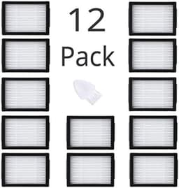 PromoHome Vervangingsfilters HEPA Filter 12-Pack voor Robotstofzuigers - Geschikt voor iRobot Roomba i-serie, e-serie en j-serie (NIET VOOR COMBO J7+ , J9+) — thumbnail 3