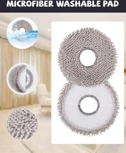 Accessoireset geschikt voor Dreame L10s Ultra/L10 Ultra robotstofzuiger. Bevat: 1 hoofdborstel, 7 zijborstels, 4 filters, 6 dweilpads, 4 stofzakken en 1 reinigingsborstel. — thumbnail 3