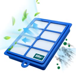 Sillar, set 4 stofzuigerfilters, HEPA, anti-allergeen, geschikt voor Electrolux Classic Silence Ultra Silencer Pure D8 D9, vervanging voor filters AFS1W, EFH12, FSEL01, FR-6558, FR-7111, 9001951202 — thumbnail 2
