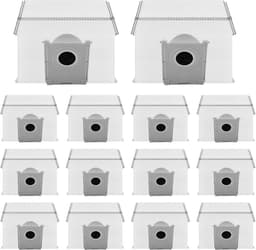 (14 Stuks) X8 Pro Omni Vervangende Stofzakken Compatibel Met ECOVACS DEEBOT X8 PRO OMNI/ T80 Omni/ T30C Omni/ X9 Pro Omni/ T50 MAX PRO Omni/ T50 PRO Omni Robotstofzuiger, Stofzakken, Stofzuigerzak — thumbnail 1