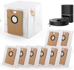 RongZy 8-pack Stofzakken voor Tapo RV30 Max Plus Stofzuiger Vervangende Stofzak Compatibel met Tapo RV20 Max Plus RVA202 Stofzak Vervangende Accessoires voor de Stofzuiger — thumbnail 1