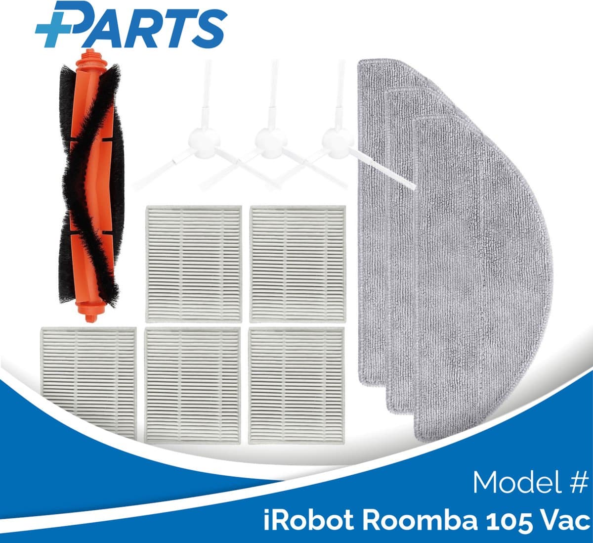 iRobot Roomba 105 Vac Onderhoudsset (Plus.Parts® alternatief voor 4837325) — afbeelding 1