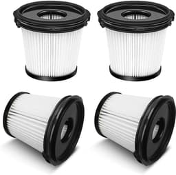 4-pack vervangende filters geschikt voor Shark Detect Pro draadloze stofzuigers IW3611DE, IW3612EU, IW1611DE, BU3521EU, BU1120EU, wasbaar en herbruikbaar voor filters, stofbakken en onzuiverheden — thumbnail 1