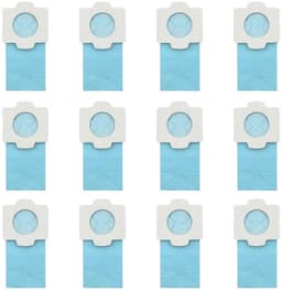 Geschikt voor Stofzuigerzak, Makita, DCL182, DCL285, CL107, CL072, CL102, BCL142, BCL182 stofzuigers, 194566-1 198744-5 198745-3 vervangende stofzuigeraccessoires (12 stuks) — thumbnail 1