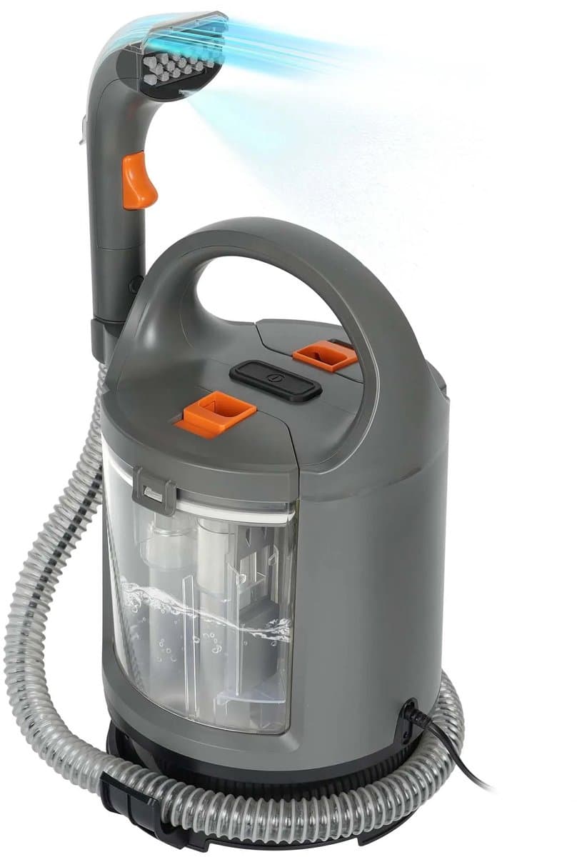 Tapijtreiniger - Bank Reiniger - Spray/Scrub/Zuigfunctie - 400W - Nat & Droog - Vlekken reiniger - Schoonmaak — afbeelding 1