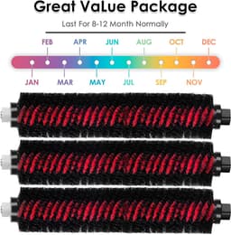 3 stuks hogesnelheidsreinigingsborstel voor Roborock G20/G10/G10S/G10S PRO/G10 SPURE/S7/S70/S75/S8/S7MAXV ULTRA, zelfreinigende borstels voor dweil en station — thumbnail 4