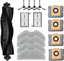 15 Stuks Accessoires geschikt voor Eufy Clean X8 Pro - Stofzuiger onderdeel - 1 hoofdborstel, 4 zijborstels, 2 wasbaar filters, 4 doeken, 4 stofzaken — thumbnail 1