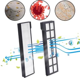 Dolaso Set van 17 vervangende onderdelen voor eufy X10 Pro Omni robotstofzuiger-1 rolborstel-4 zijborstels-4 wasbare filters-4 dweildoeken, accessoires — thumbnail 3