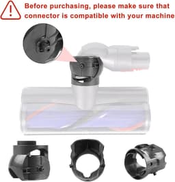 Vervangend onderdeel Geschikt voor Dyson V7, V8, V10, V11, V12, V15 100W hoge koppel-zuigmond (aansluiting voor hoge koppel-zuigmond) — thumbnail 4