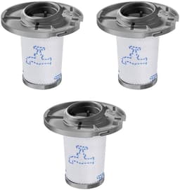3 stuks Filters - geschikt voor Rowenta Xforce Flex 8.60 - ZR009006 - geschikt voor Rowenta X-Force flex 8.60 RH9611 - RH9637 - RH9638 - RH9639 - RH9677 - RH9678 - RH9679 - RH9680 - 90*47*107mm - Grijs — thumbnail 1