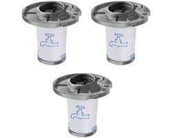 3 stuks Filters - geschikt voor Rowenta Xforce Flex 8.60 - ZR009006 - geschikt voor Rowenta X-Force flex 8.60 RH9611 - RH9637 - RH9638 - RH9639 - RH9677 - RH9678 - RH9679 - RH9680 - 90*47*107mm - Grijs