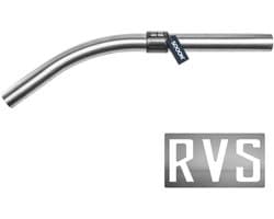SQOON® Zuigbuis – 49 cm – Met Luchtregelaar – Geschikt voor Numatic - RVS - Gebogen