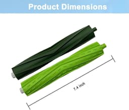 4 Stuks Hoofdborstel set geschikt voor iRobot Roomba - i2 - i3 i3+ - i4 i4+ - i6 i6+ - i7 i7+ - i7plus - i8+ - J7+ - E5 E6 E7 - Stofzuiger onderdeel - Hoofdborstel — thumbnail 2