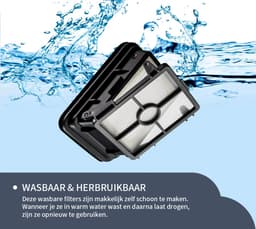 Onderdelen geschikt voor Bissell Crosswave Cordless MAX - Hydrosteam NIET voor de gewone Crosswave - 5-delig — thumbnail 5