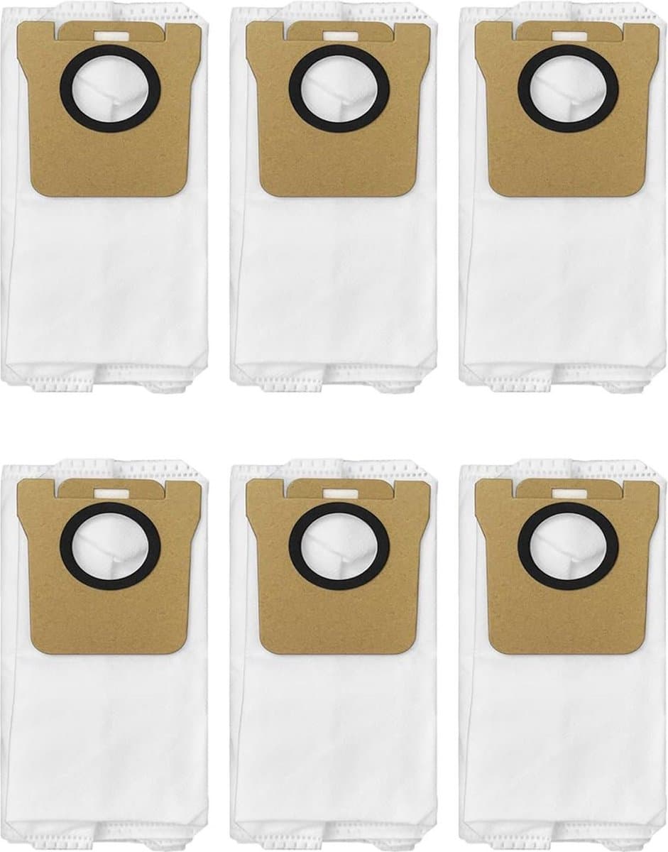 Dreame L10 Ultra, L20 Ultra, L30 Ultra en Xiaomi X10/X20 Serie Stofzakken (6 Stuks, Plus.Parts® alternatief voor RDB3) — afbeelding 1