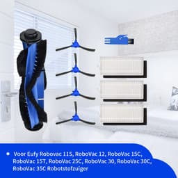 Replacements® Onderdelen geschikt voor Eufy Robovac 11S, 11S Plus, 12, 15C, 15T, 25C, 30, 30C en 35C- 9-delig — thumbnail 1