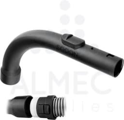 SQOON® Pistoolgreep geschikt voor Miele S500/S600/S4/S5/S6/S7/S8 - Gelijk aan model: 9442601 / 5269091 - Ø35mm met kliksluiting voor originele slang en buis - Vervangt originele Miele-handgreep — thumbnail 3