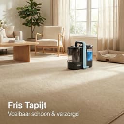 Tapijtreiniger – Tapijtreinigerapparaat – Vloerreiniger – Schoonmaakmachine – Bekledingsreiniger – Krachtige Dieptereiniging – Compact Lichtgewicht Design — thumbnail 2