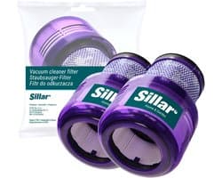 Sillar Set 2 stofzuigerfilters – wasbaar - vervangingsfilter geschikt voor Dyson V11 Absolute Pro SV14 Animal Total Clean V15 - vervangt 970013-02