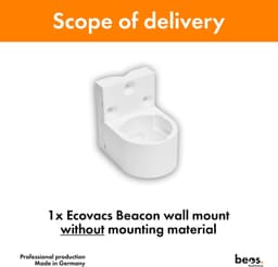 Muurbevestiging Flexibel - Wandbeugel - Beugelfles - Antenne - Compatibel met Ecovacs - Kunststof UV-bestendig - Beugel — thumbnail 5