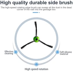 6x Vervangende Zijborstels voor iRobot Roomba - Compatibel met J en E Series — thumbnail 5