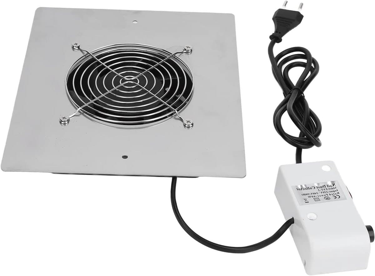 Elektrische Nagelstofafscheider - Nagelstofzuiger Salon - Nagelstyling - Krachtige Ventilator - 57 inch - Metaal — afbeelding 1