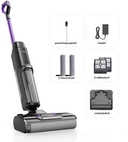 Draadloze Nat & Droog Stofzuiger – 3-In-1 Schoonmaakmachine – Stofzuiger Mop Reiniger – Zelfreinigend Systeem – 45 Min Batterijduur – Rand- En Hoekreiniging — thumbnail 1