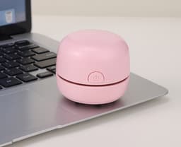 Mini Tafelstofzuiger Roze USB Oplaadbaar, Draagbare Bureaustofzuiger voor Gumrestjes, Stof, Kruimels, Computertoetsenborden en Autoreiniging — thumbnail 1