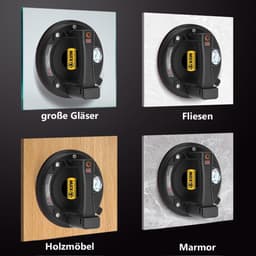 Elektrische zuignappen - Vacuüm lifters - Zware materialen verplaatsen - Automatische drukregeling - Max 300 kg - Zwart — thumbnail 4