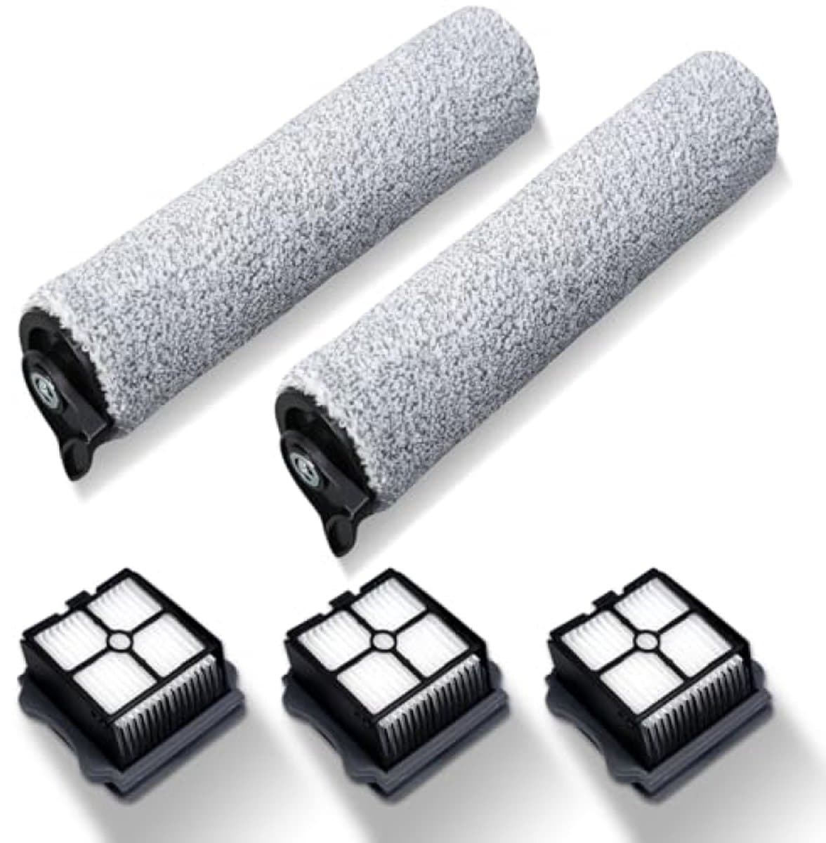 PromoHome Reserveonderdelen Tineco Floor One S3 / iFloor 3 - 2 Borstelrollers en 3 HEPA Filters - Compatibel — afbeelding 1