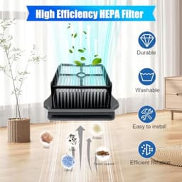 PromoHome Reserveonderdelen Tineco Floor One S3 / iFloor 3 - 2 Borstelrollers en 3 HEPA Filters - Compatibel — thumbnail 3