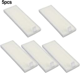 5 Pack Vervanging Filter Set - Wasbare Stoffilter - Efficiënte Filtratie Voor Lefant F1 Robot Stofzuiger Onderdelen Accessoires — thumbnail 3
