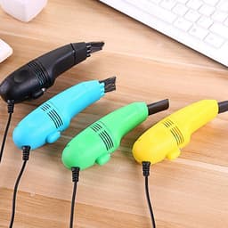 Mini USB Stofzuiger - Computer Reiniger - Bureau Schoonhouden - Compact Ontwerp - Mini Formaat - Zwart — thumbnail 5