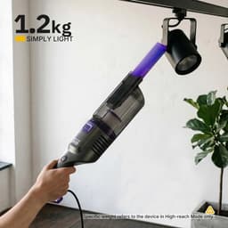 Zerova Steelstofzuiger met Snoer - 400W - Kruimeldief - 3 Opzetstukken - 3-in-1 Multifunctionele Stofzuiger - Zonder zak op accu — thumbnail 5