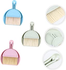 Mini Veegset - Stoffer en Blik - Bureau Schoonmaken - Compact Ontwerp - 3 Sets - Diverse Kleuren — thumbnail 5