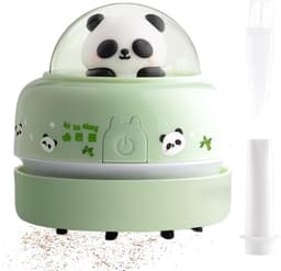 Tafelstofzuiger - Kruimelzuiger Bureau - Kruimels Verwijderen - Vrolijk Cartoon Design - 9 cm Hoog - Panda — thumbnail 1
