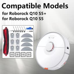 Dailygoods- Accessoiresset 21-delig - Voor Roborock Q10 S5+ - 1 Hoofdborstel - 4 HEPA-filters - 6 Stofzuigerzakken - 6 Zijborstels - Stofzuigeraccessoires — thumbnail 3