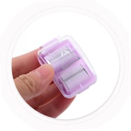 Mini Gum Verzamelaar - Rolgummetjes Schoonmaker - Bureau Opruimen - Lichtgewicht Draagbaar - 5 x 3 x 2 cm - Violet — thumbnail 4