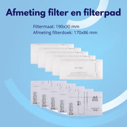 Knaak Stofzuiger Filter Set - 10 Stuks - Filter en Filterpads - Geschikt voor Miele Stofzuigers - Motorfilter en Uitblaasfilter — thumbnail 4