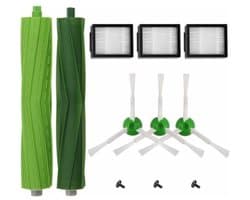 Stofzuigeraccessoireset - Navulling - Hoogwaardig filter - Robotstofzuiger - Borstels en rubberen onderdelen - geschikt voor iRobot i7 i7+ E5 E6 E7 - 6 artikelen